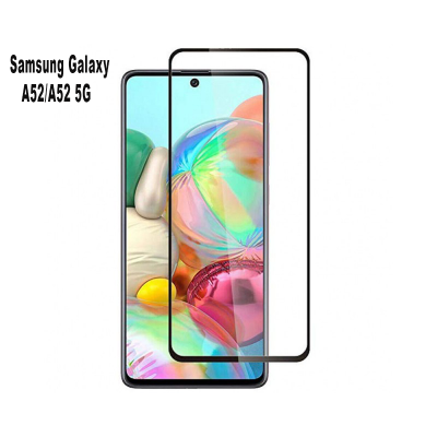 Folie Protectie ecran Samsung Galaxy A52 / A52 5G, antisoc 9D , Full Glue , (Smart Glass), Full Face